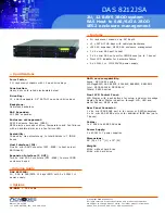 Preview for 1 page of Acnodes DAS 8212JSA Specifications