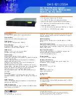 Acnodes DAS 8212SSA Specifications preview