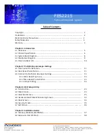 Предварительный просмотр 4 страницы Acnodes FES2215 User Manual