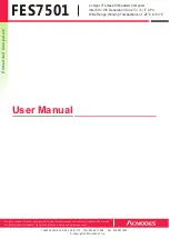 Preview for 1 page of Acnodes FES7501 User Manual