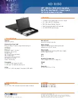 Acnodes KD 8150 Specifications preview