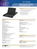 Acnodes KD 8158N Specifications preview