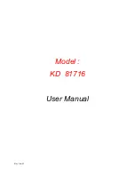 Acnodes KD 81716 User Manual preview