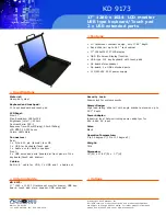 Предварительный просмотр 1 страницы Acnodes KD 9173 Specifications