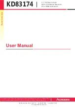 Предварительный просмотр 1 страницы Acnodes KD83174 User Manual