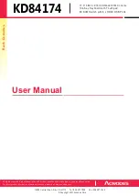 Acnodes KD84174 User Manual preview