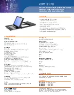 Preview for 1 page of Acnodes KDM 3178 Specifications