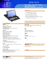 Acnodes KDW 5170 Specifications preview