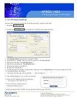 Предварительный просмотр 7 страницы Acnodes KP1602 User Manual