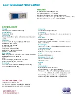 Preview for 1 page of Acnodes LW 910 Specifications