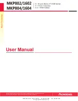 Acnodes MKP1602 User Manual предпросмотр