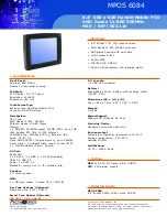 Acnodes MPOS 6084 Specifications preview