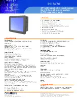Acnodes PC 8170 Specifications preview