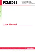 Предварительный просмотр 1 страницы Acnodes PCM8011 User Manual