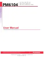 Предварительный просмотр 1 страницы Acnodes PM6104 User Manual