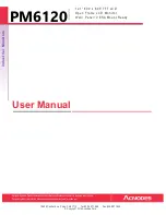 Предварительный просмотр 1 страницы Acnodes PM6120 User Manual