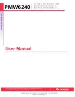 Предварительный просмотр 1 страницы Acnodes PMW6240 User Manual