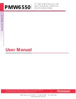 Предварительный просмотр 1 страницы Acnodes PMW6550 User Manual