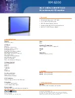 Acnodes RM 6200 Specifications preview