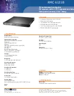 Acnodes RMC 6121B Specifications preview