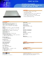 Acnodes RMC 6125A Specifications preview