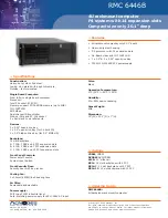 Acnodes RMC 6446B Specifications preview