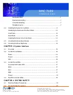 Предварительный просмотр 6 страницы Acnodes RMC 7189 User Manual