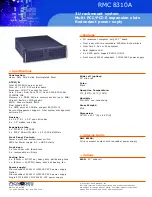 Acnodes RMC 8310A Specifications preview