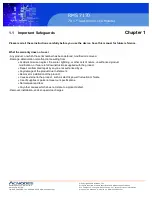 Предварительный просмотр 3 страницы Acnodes RMS 7170 User Manual