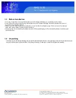 Preview for 5 page of Acnodes RMS 7170 User Manual