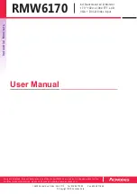 Preview for 1 page of Acnodes RMW6170 User Manual