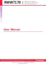 Acnodes RMW7170 User Manual предпросмотр