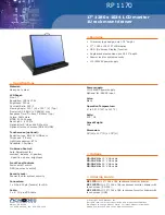 Acnodes RP 1170 Specifications preview