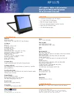 Acnodes RP 1175 Specifications preview