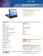 Acnodes RP 1200 Specifications preview