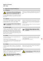 Preview for 21 page of ACO ClarA 19-38 Operation Manual