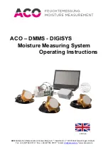 ACO DIGISYS Operating Instructions Manual предпросмотр