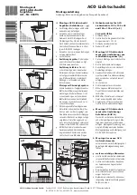 ACO Light Shaft Assembly Instructions Manual preview