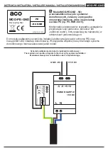 Preview for 1 page of ACO MOD-PE-GND Installer Manual