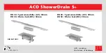 ACO ShowerDrain S+ GV 30 Manual предпросмотр