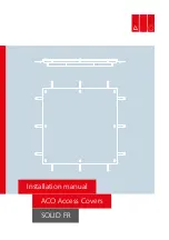 ACO SOLID FR Installation Manual preview