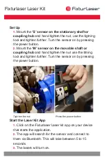 Preview for 5 page of ACOEM Fixturlaser Laser Kit Quick Tips