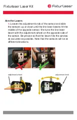 Preview for 6 page of ACOEM Fixturlaser Laser Kit Quick Tips