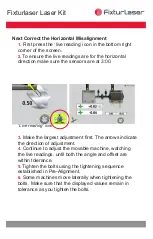 Preview for 10 page of ACOEM Fixturlaser Laser Kit Quick Tips