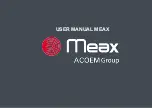 ACOEM Meax DU 01 User Manual preview