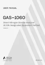 Preview for 1 page of ACOEM Met One Instruments GAS-1060 User Manual