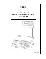 Preview for 1 page of Acom PC-100 Owner'S Manual