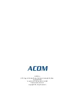 Preview for 8 page of Acom PW-200 Operating Manual