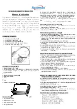 Preview for 1 page of Acomax 722-100 User Manual