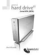 Acomdata external E5 Serial ATA(SATA) User Manual preview